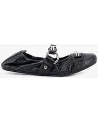 Balenciaga - City Flat L005 Leather Ballerinas - Lyst
