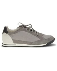 Brunello Cucinelli - Deer And Suede Sneakers - Lyst