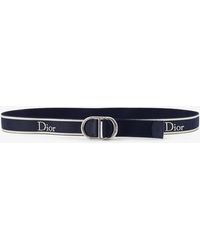 Dior - Dior Nylon Belt With Embroidered Logo - Lyst