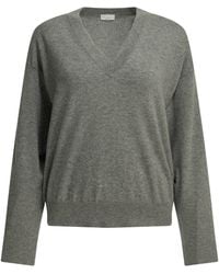 Brunello Cucinelli - Cashmere V-Neck Sweater - Lyst