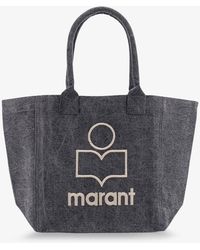 Isabel Marant - Small Yenky Cotton Shoulder Bag - Lyst