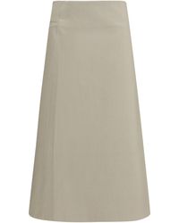 Rier - Bonded Cotton Skirt - Lyst