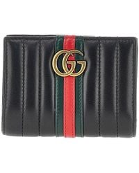 Gucci - 'Gg Marmont' Nappa Leather Bi-Fold Wallet - Lyst