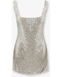 retroféte - Mini Dress With Sequins And Rhinestones - Lyst