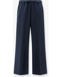 Aspesi - Trousers With Elastic - Lyst