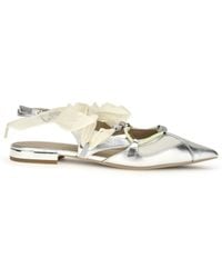 Pinko - Ballerina Gianira Leather - Lyst
