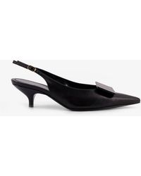 Celine - Signature Leather Pumps - Lyst