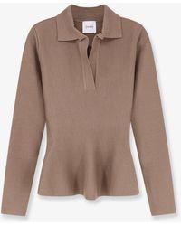 Nude - Wool-Blend V-Neck Sweater - Lyst