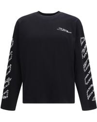 Off-White c/o Virgil Abloh - Patterned Long-Sleeve T-Shirt - Lyst