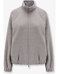 Max Mara - Frine Double Wool-Cotton Sweatshirt - Lyst
