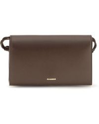 Jil Sander - Tangle Wallet Dark Earth - Lyst