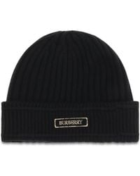 Burberry - Wool Beanie - Lyst