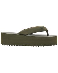 Emporio Armani - Rubber Thong Slides With Eagle Logo - Lyst