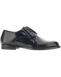 Dolce & Gabbana - Spazzolato Leather Laced Shoes - Lyst