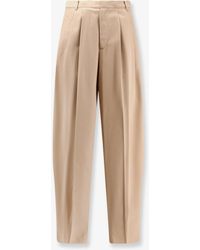 Celine - Cotton Trousers - Lyst