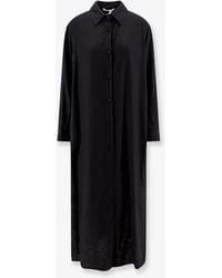 Hevò - Arigliano Viscose And Linen Chemisier Dress - Lyst
