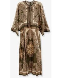 Zimmermann - Mahon Silk Tunic Dress - Lyst