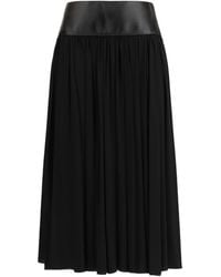 Alaïa - Alaã¯A Skirt With Leather Belt - Lyst