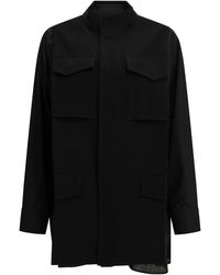 Sacai - Casual Crepe Satin Shirt - Lyst