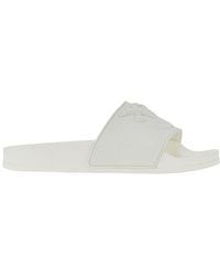 Pinko - Love Birds Logo Rubber Slides - Lyst