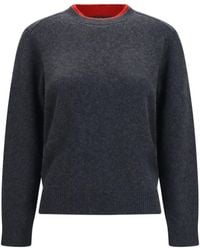 Loulou de Saison - Otis Cashmere Sweater Charcoal - Lyst