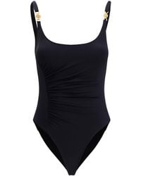 Versace - Medusa Â€95 Gathered Swimsuit - Lyst