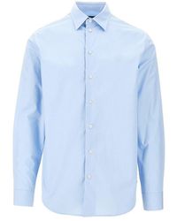 Emporio Armani - Poplin Shirt - Lyst