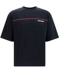 DSquared² - Loose-Fit Logo T-Shirt - Lyst