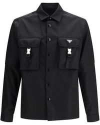 Prada - Re-Nylon Shirt - Lyst