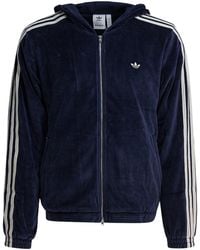 adidas Originals - X Wales Bonner Logo Zip-Up Sweatshirt - Lyst