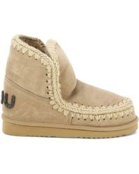 Mou - "Eskimo 18 Glitter Logo" Ankle Boots - Lyst