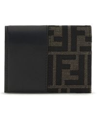 Fendi - Ff Jacquard Card Holder - Lyst