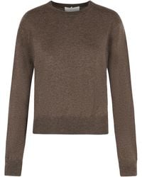 Lisa Yang - 'Greer' Dark Truffle Cashmere Sweater - Lyst