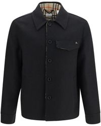 Burberry - Herringbone Wool Jacket - Lyst
