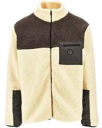 Mauna Kea - Color Block Sherpa Fleece Jacket - Lyst