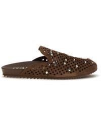 Pedro Garcia - Braidy Mules Chestnut Castoro-Greige - Lyst