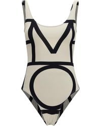 TOTEME - Monogram One-Piece Swimsuit - Lyst