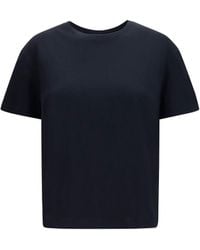 TOTEME - Classic Monochrome T-Shirt - Lyst