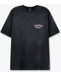Represent - Used-Effect Cotton T-Shirt - Lyst