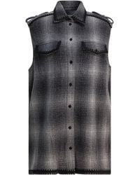 Golden Goose - Wool-blend Chemisier Dress - Lyst