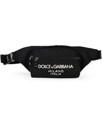 Dolce & Gabbana - Small Black Nylon Fanny Pack - Lyst