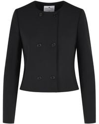 Courreges - Wool Blend Jacket - Lyst
