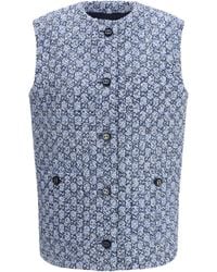 Gucci - Gg Tweed Vest - Lyst