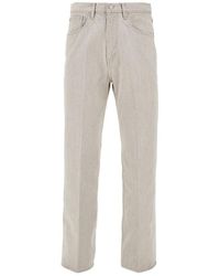 AURALEE - Faded Hard Twist Denim Pants - Lyst