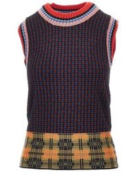 Dries Van Noten - Jacquard Wool-Blend Vest - Lyst