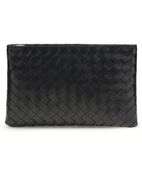 Bottega Veneta - Medium Leather Pouch - Lyst