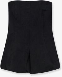 LAMRONS - Top Cotton-Silk Blend - Lyst