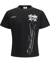 Gcds - History Print Cotton T-Shirt - Lyst
