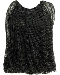 Max Mara - Sequined Sleeveless Top - Lyst