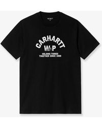 Carhartt - S/S Column Cotton T-Shirt - Lyst